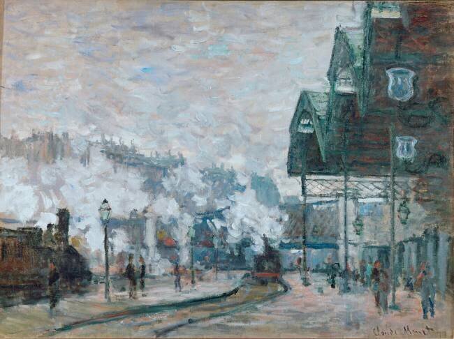 Gare Saint-Lazare Claude Monet