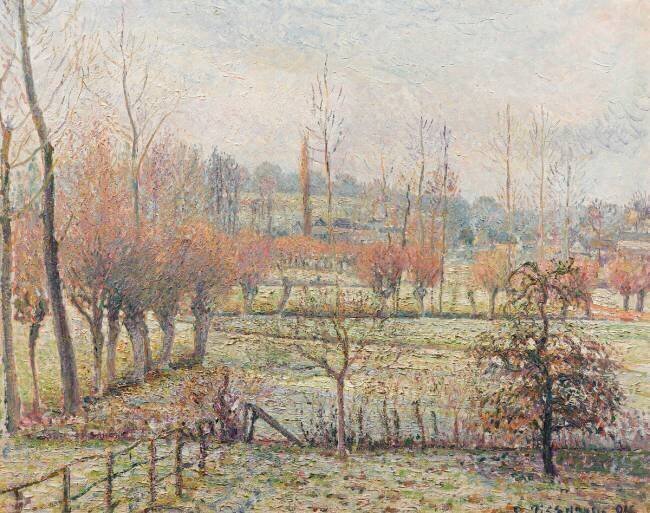 Gelée blanche, matin Camille Pissarro