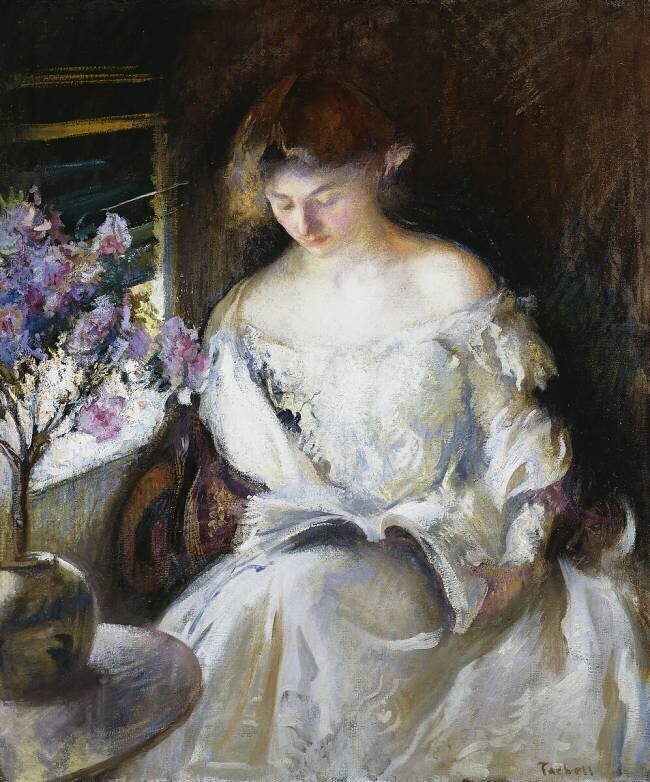 Girl Reading Edmund Charles Tarbell