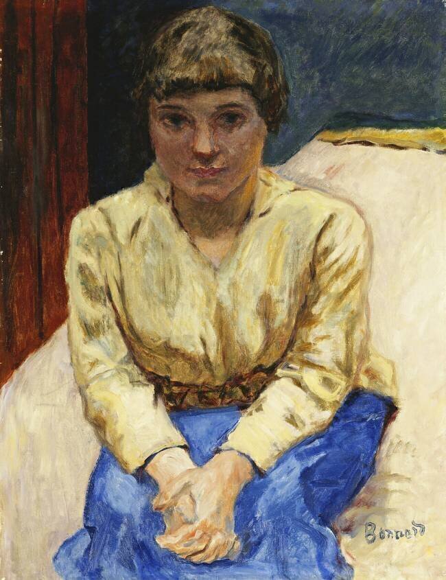 Girl Sitting Pierre Bonnard