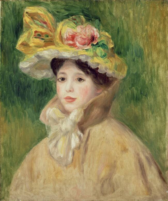 Girl with Yellow Cape Auguste Renoir