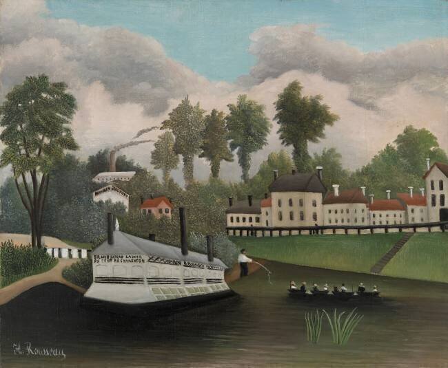 Grand Bateau Lavoir du Pont de Charenton Henri Rousseau