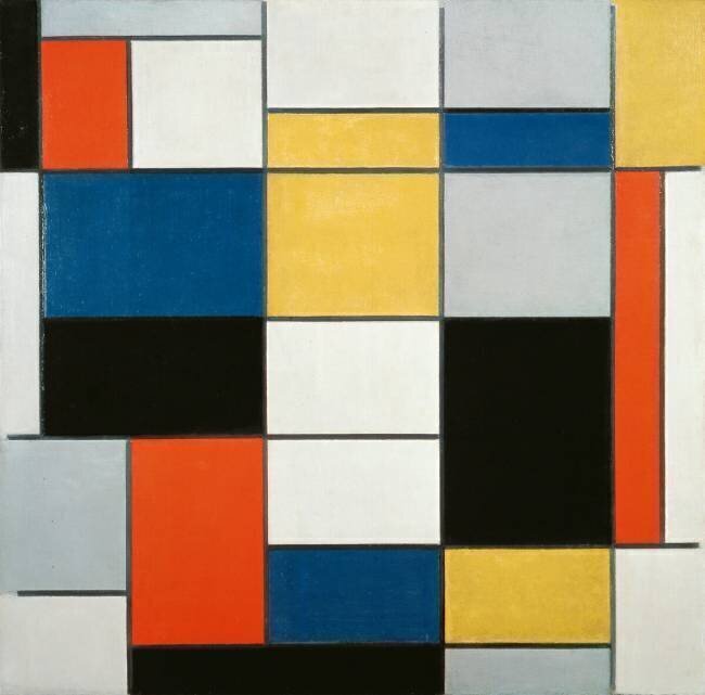 Great Composition Piet Mondrian