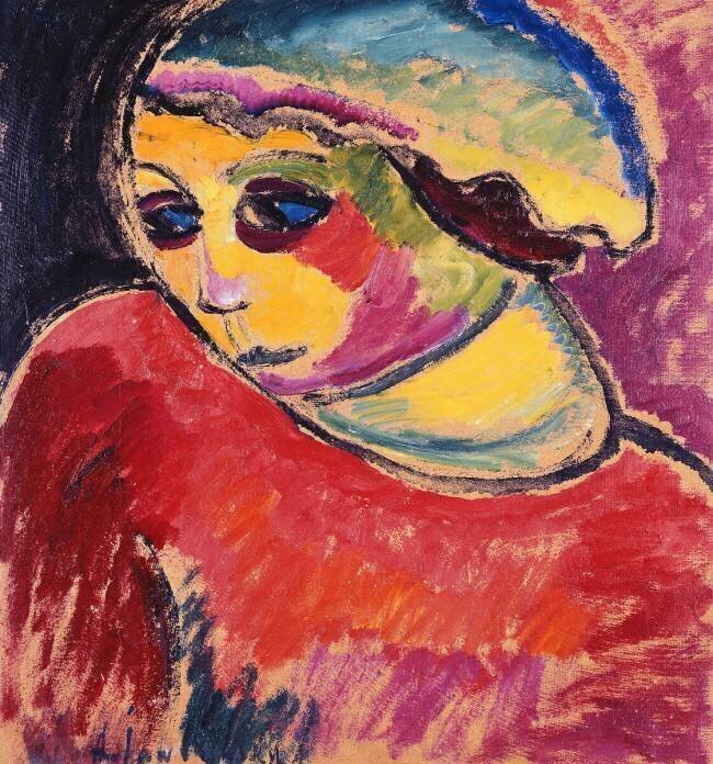 Green Bonnet Alexej von Jawlensky