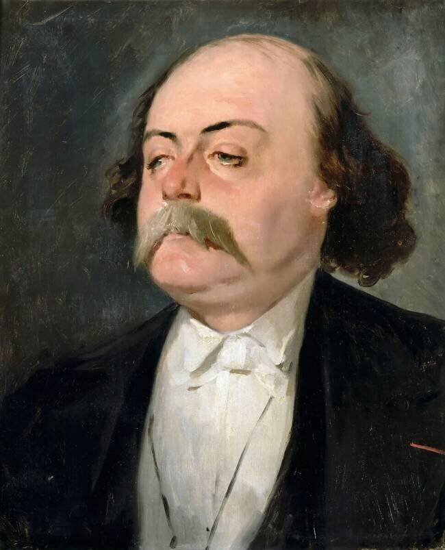 Gustave Flaubert (1821-1880) vers 1856, écrivain Pierre François Eugène Giraud