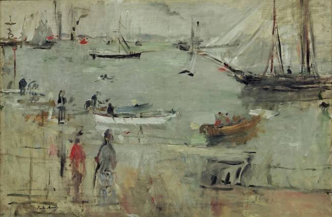 Harbour scene, Isle of Wight Berthe Morisot