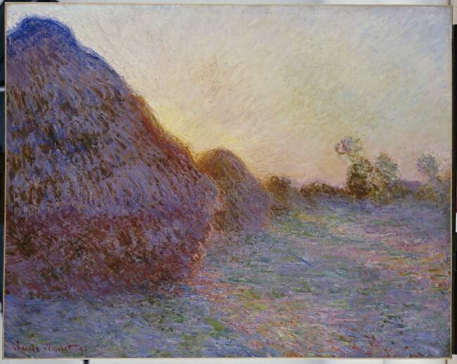 Haystacks Claude Monet