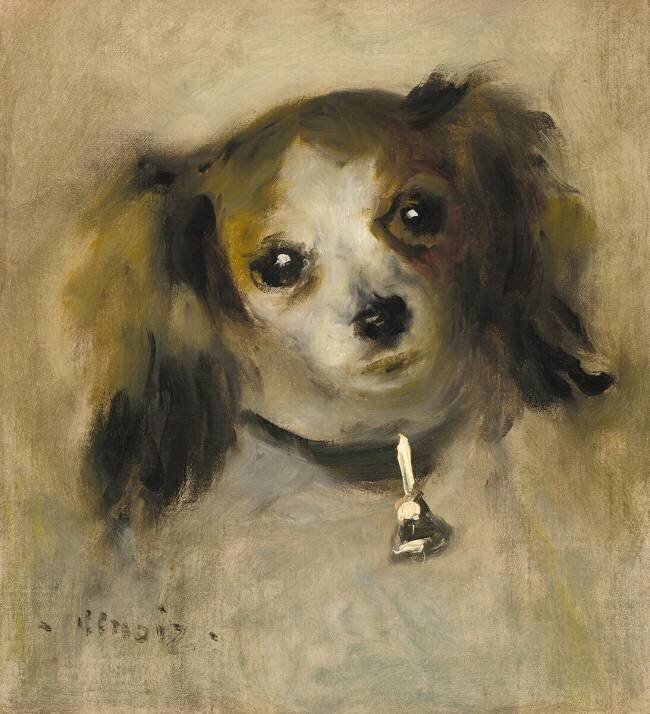 Head of a Dog Auguste Renoir