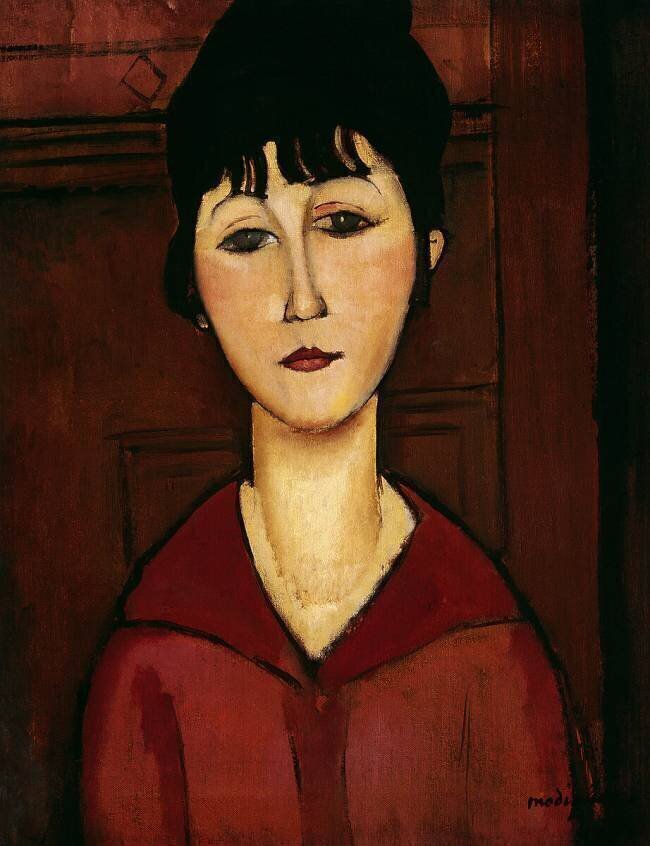 Head of a Young Girl Amedeo Modigliani