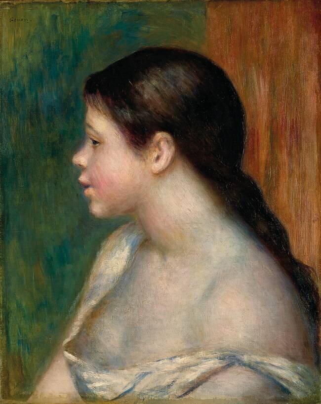 Head of a young girl Auguste Renoir