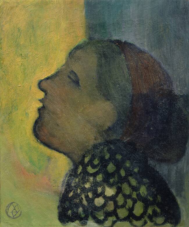 Head Raised in Profile Maurice Denis