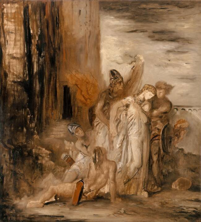 Hésiode et la Muse Gustave Moreau