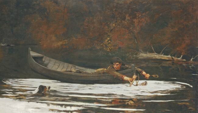 Hound and Hunter Winslow Homer