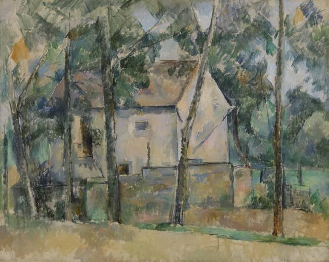 House and Trees Paul Cézanne