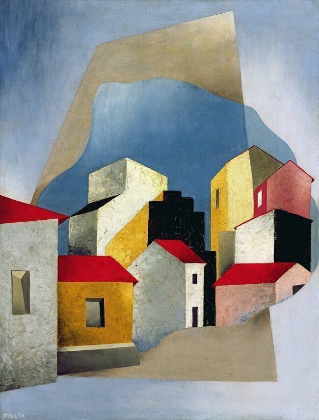 Houses at Lerici Luigi Colombo Fillia