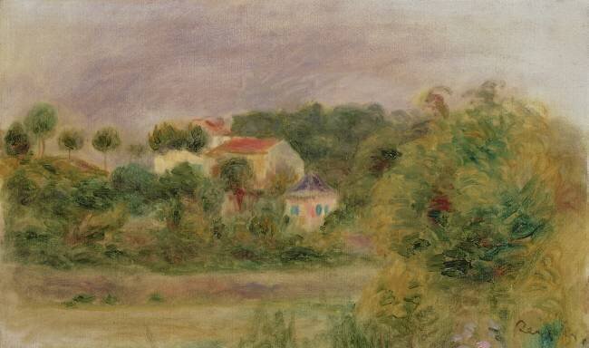 Houses in the Park Auguste Renoir