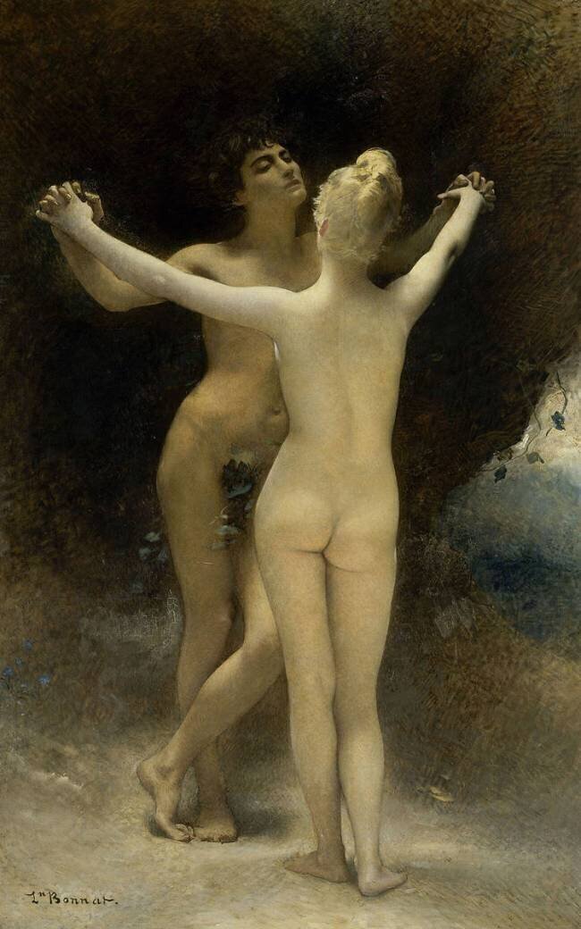 Idylle (Salon de 1900) Léon Bonnat