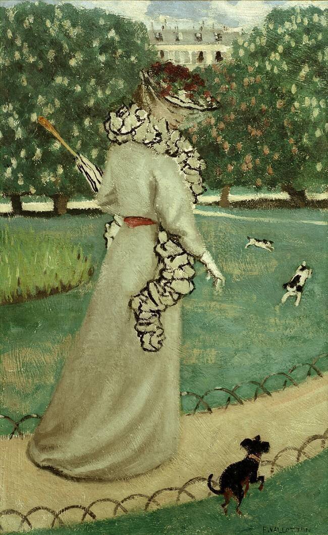 Im Luxemburg-Garten Félix Vallotton