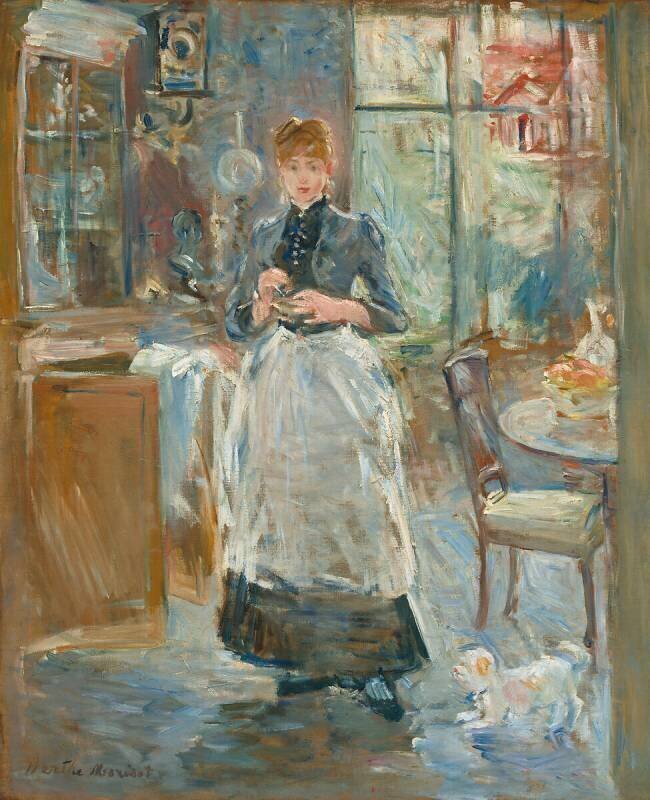 In the dining room Berthe Morisot