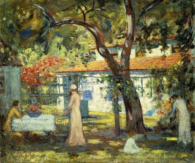In the Garden Edwin Murray Mackay