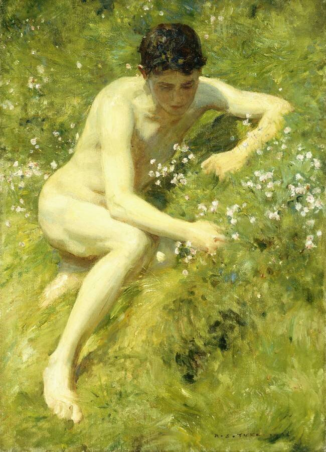 In the Meadow Henry Scott Tuke