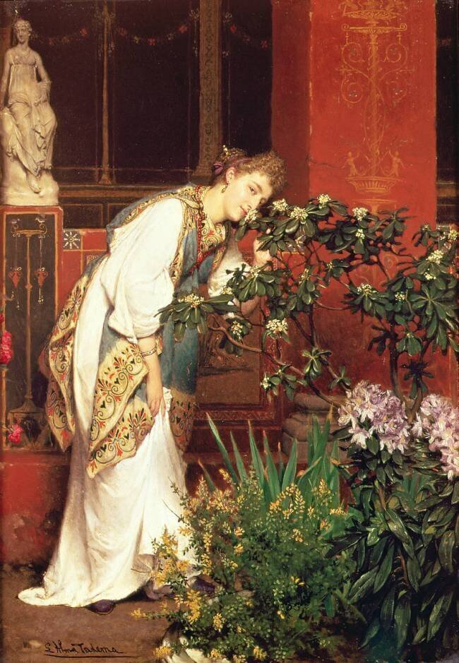 In the Peristyle Lawrence Alma-Tadema