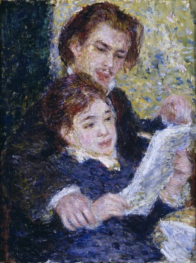 In the Studio: Georges Riviere and Marguerite Legrand Auguste Renoir