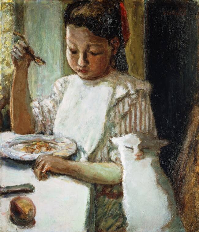 Infant and Cat Pierre Bonnard