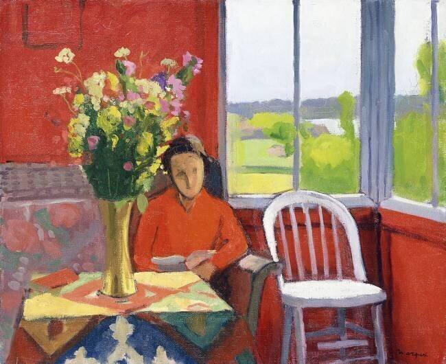Interior at Hesnes, Norway Albert Marquet