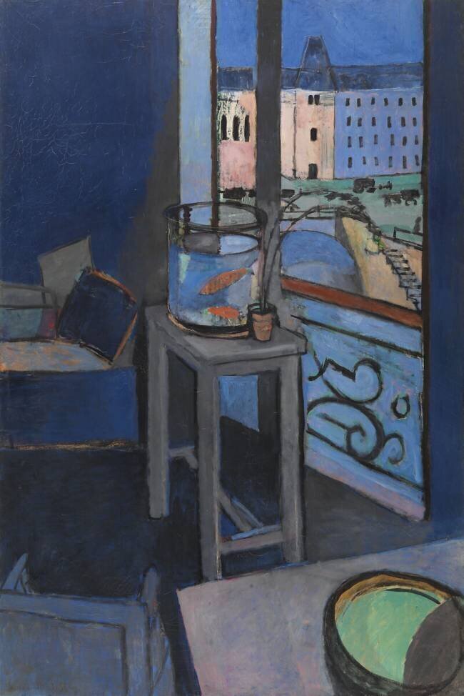 Interior, goldfish bowl Henri Matisse