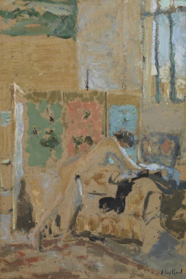 Interior with a Screen Edouard Vuillard