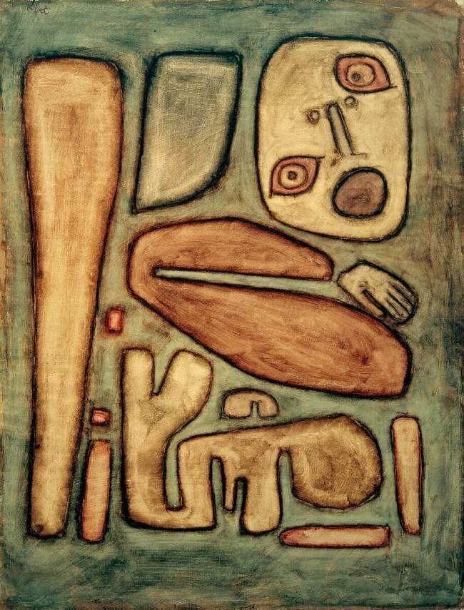 Irruption of fear III Paul Klee