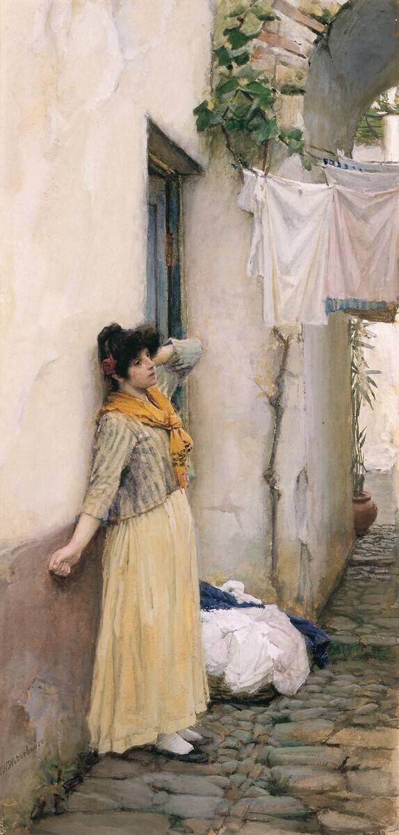 Italian Girl John William Waterhouse