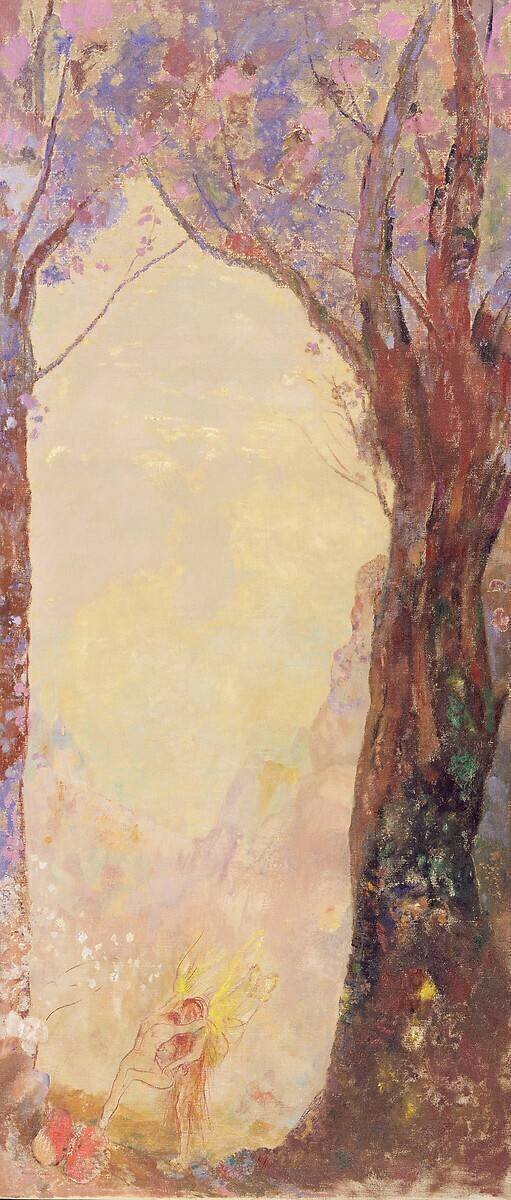 Jacob Wrestling with an Angel Odilon Redon
