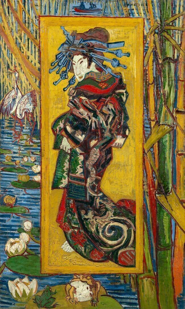 Japonaiserie: Courtesan or Oiran Vincent van Gogh