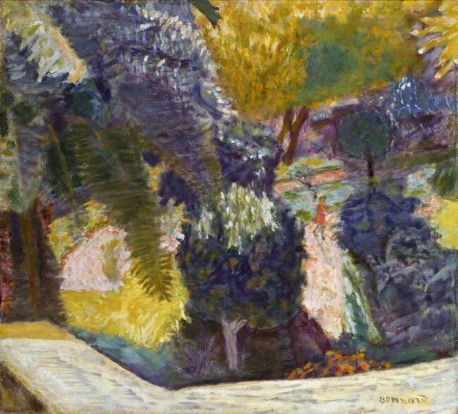Jardin méridional au Cannet, ou le jardin vu de la terrasse Pierre Bonnard