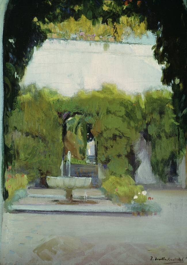 Jardins de l’Alcazar à Séville Joaquin Sorolla y Bastida