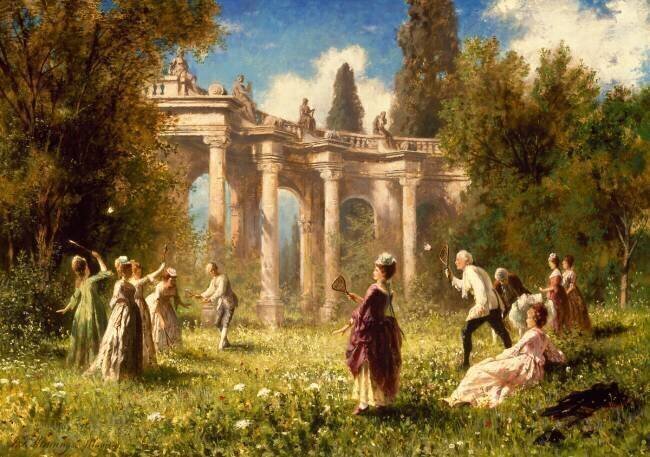 Jeu de Badminton Johann Friedrich Hennings