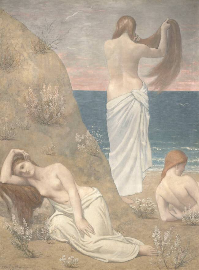 Jeunes filles au bord de la mer Pierre Puvis de Chavannes