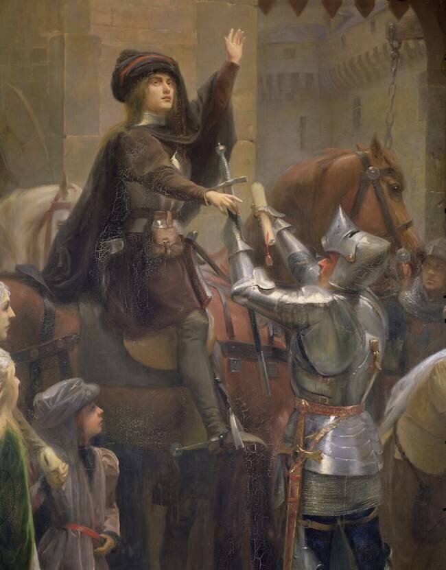 Joan of Arc leaving Vaucouleurs Jean-Jacques Scherrer