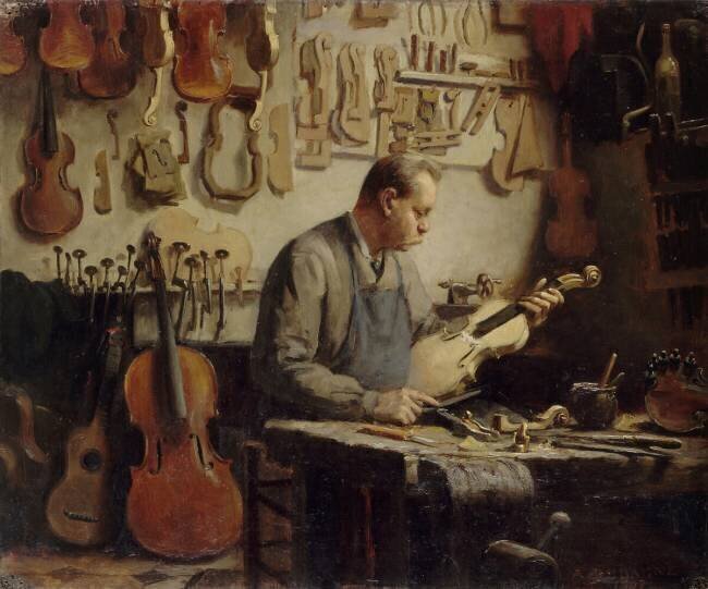 Joseph Hel, Luthier Alphonse-Jules Debaene