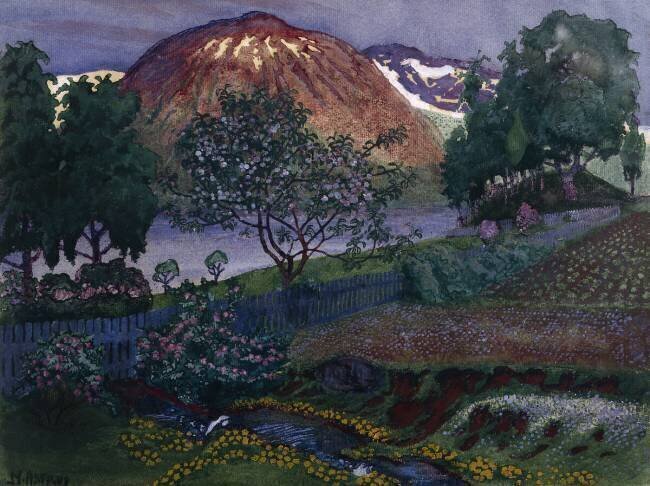 July night in the garden Nikolai Astrup