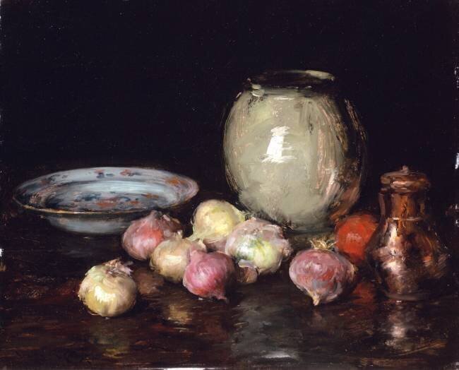 Just Onions William Merritt Chase