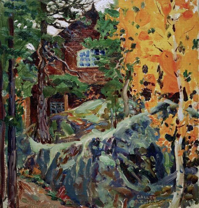 Kalela in autumn Akseli Gallen-Kallela