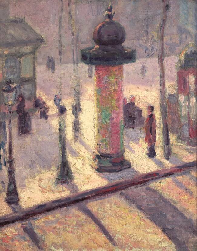 Kiosk on Boulevard Clichy Louis Anquetin