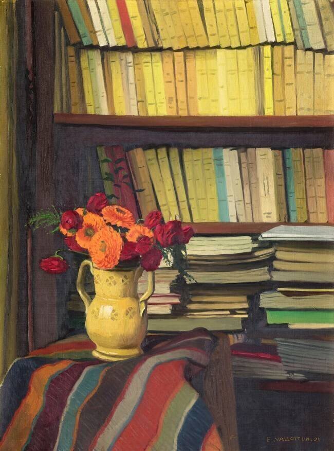 La bibliothèque Félix Vallotton