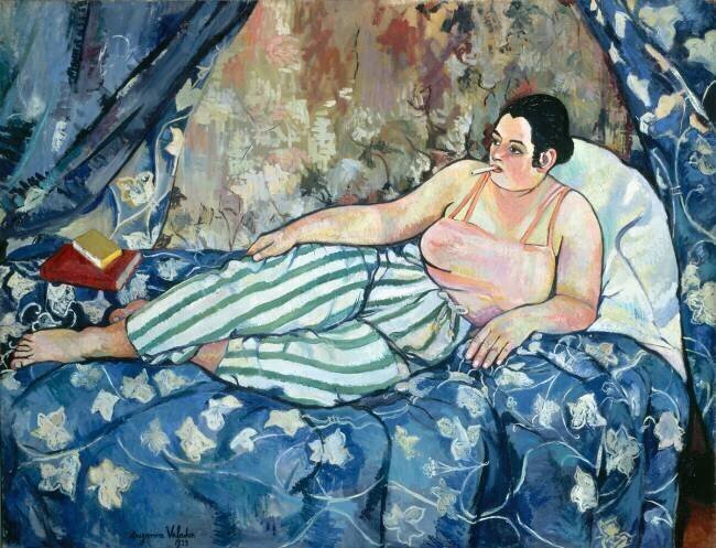 La Chambre bleue Suzanne Valadon
