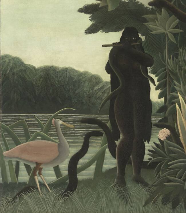 La charmeuse de serpents Henri Rousseau