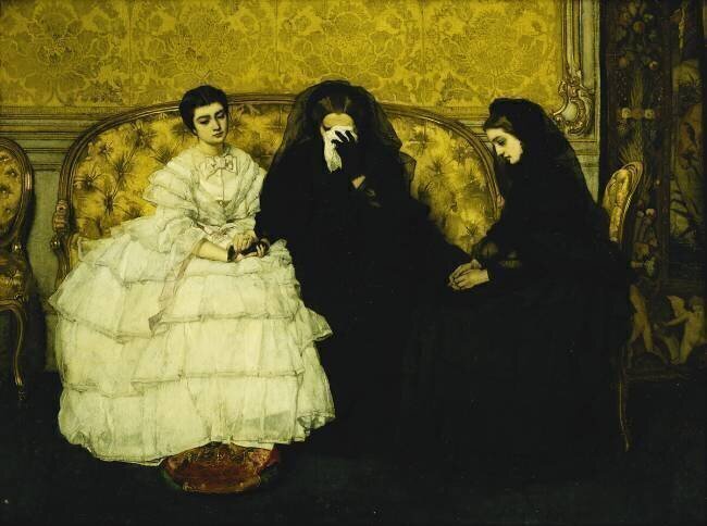 La Consolation Alfred Stevens