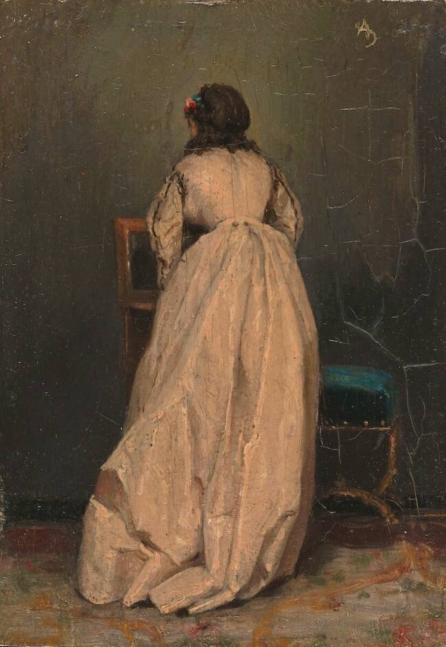 La femme en rose Alfred Stevens